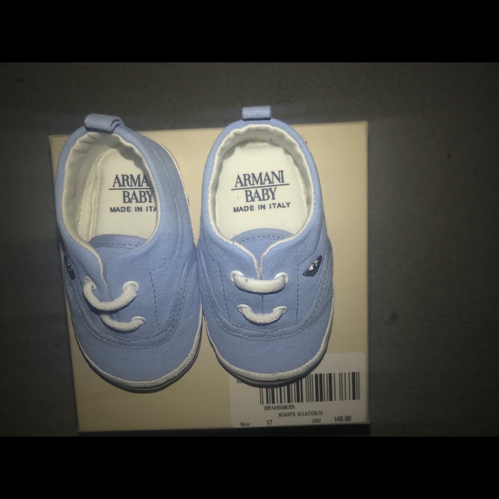 Armani baby shoes